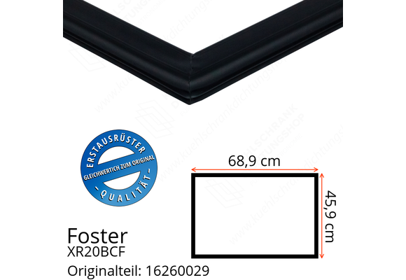Foster XR20BCF Türdichtung 45,9 x 68,9 cm