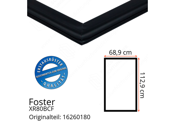 Foster XR80BCF Türdichtung 112,9 x 68,9 cm