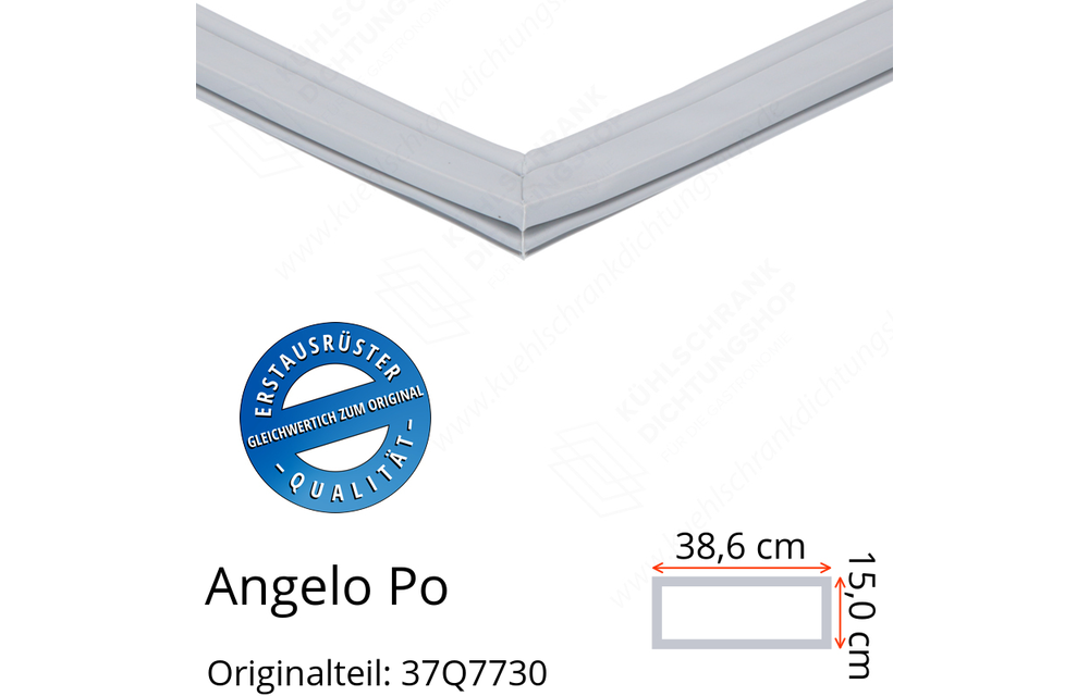 Angelo Po Schubladendichtung 15,0 x 38,6 cm Ersatzteil: 37Q7730 für verschiedene Modelle