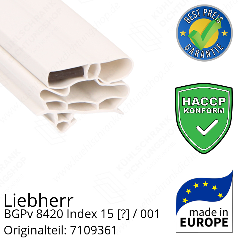 Liebherr BGPv 8420 Index 15 / 001  Serie Türdichtung 164,0 x 71,0 cm