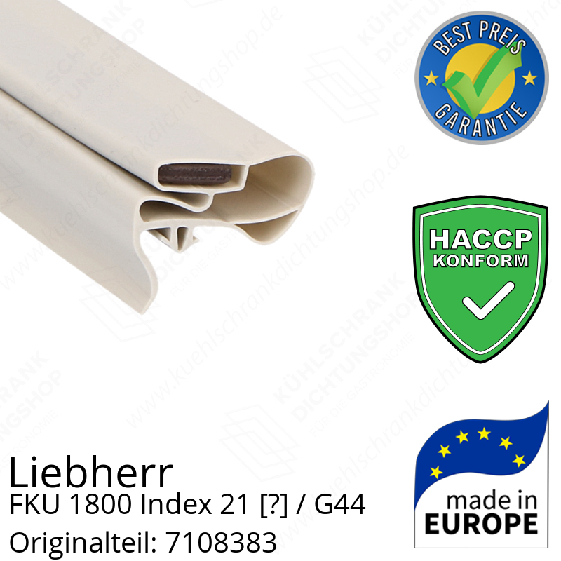 Liebherr FKU 1800 Index 21 / G44  Serie Türdichtung 74,0 x 58,0 cm