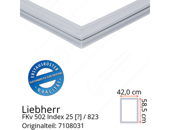Liebherr FKv 502 Index 25 / 823  Serie Türdichtung 58,5 x 42,0 cm