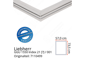 Liebherr GGU 1550 Index 21 / 001 Serie Türdichtung 73,5 x 57,0 cm