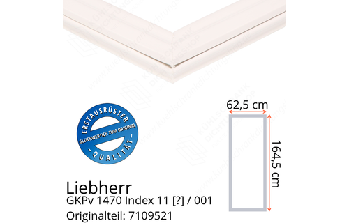 Liebherr GKPv 1470 Index 11 / 001  Serie Türdichtung 164,5 x 62,5 cm