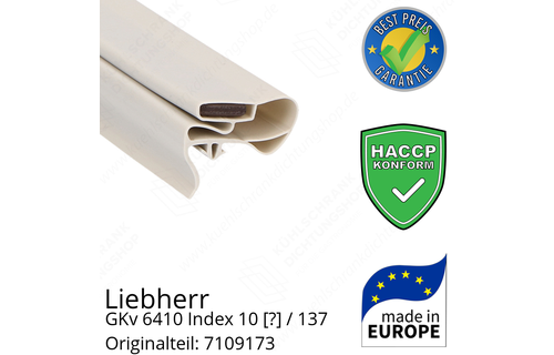 Liebherr GKv 6410 Index 10 / 137  Serie Türdichtung 176,5 x 72,0 cm