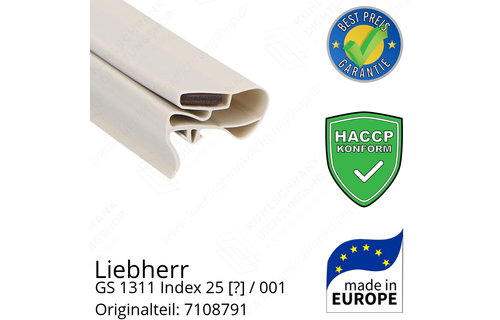 Liebherr GS 1311 Index 25 / 001  Serie Türdichtung 76,0 x 53,5 cm