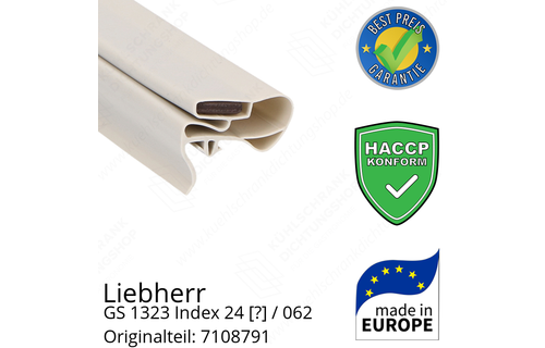 Liebherr GS 1323 Index 24 / 062  Serie Türdichtung 76,0 x 53,5 cm