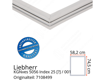 Liebherr KGNves 5056 Index 25 / 001  Serie Türdichtung 74,5 x 58,2 cm
