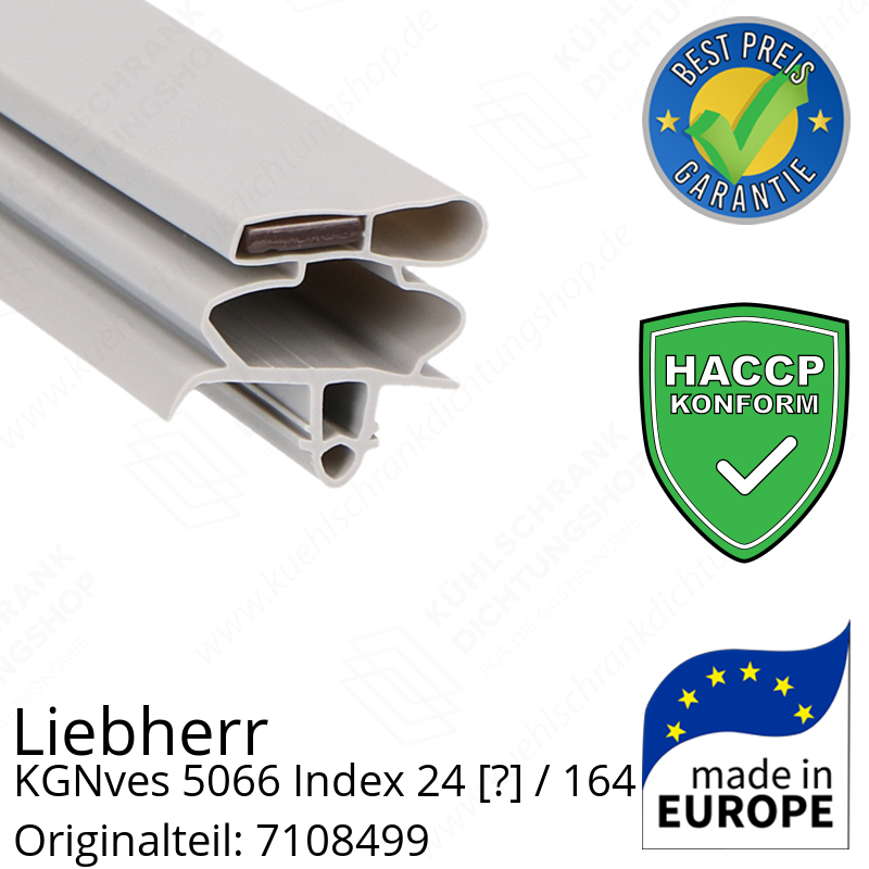 Liebherr KGNves 5066 Index 24 / 164  Serie Türdichtung 74,5 x 58,2 cm