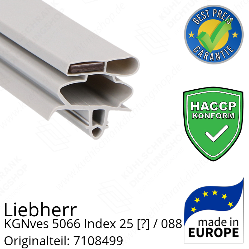 Liebherr KGNves 5066 Index 25 / 088  Serie Türdichtung 74,5 x 58,2 cm