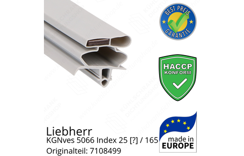 Liebherr KGNves 5066 Index 25 / 165  Serie Türdichtung 74,5 x 58,2 cm