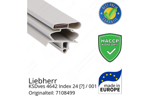 Liebherr KSDves 4642 Index 24 / 001  Serie Türdichtung 74,5 x 58,2 cm