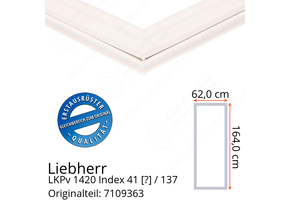 Liebherr LKPv 1420 Index 41 / 137  Serie Türdichtung 164,0 x 62,0 cm