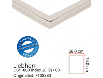 Liebherr LKv 1800 Index 20 / 001  Serie Türdichtung 74,0 x 58,0 cm