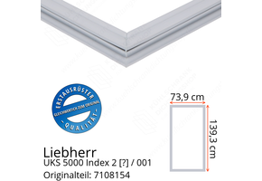 Liebherr UKS 5000 Index 2 / 001 Serie Türdichtung 139,3 x 73,9 cm
