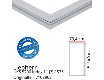 Liebherr UKS 5700 Index 11 / 575  Serie Türdichtung 158,5 x 73,4 cm