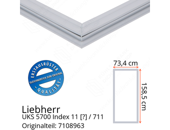 Liebherr UKS 5700 Index 11 / 711  Serie Türdichtung 158,5 x 73,4 cm
