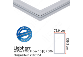 Liebherr WKSw 4700 Index 10 / 006 Serie Türdichtung 139,3 x 73,9 cm
