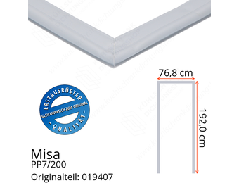 Misa PP7/200 Türdichtung 192,0 x 76,8 x 192,0 cm