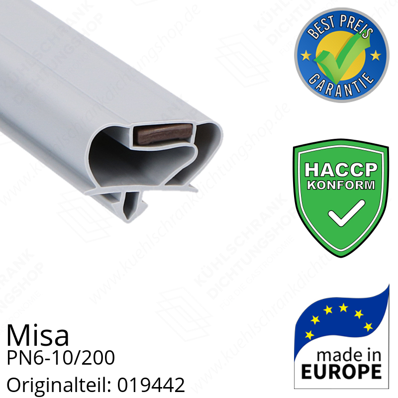 Misa PN6-10/200 Türdichtung 192,0 x 67,8 x 192,0 cm