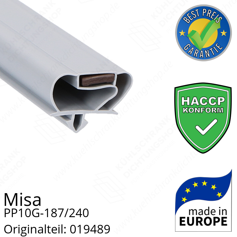 Misa PP10G-187/240 Türdichtung 192,0 x 87,3 x 192,0 cm