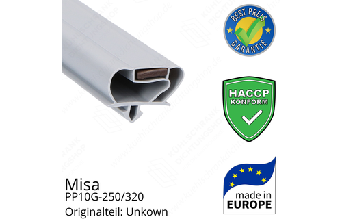 Misa PP10G-250/320 Türdichtung 254,5 x 101,8 x 254,5 cm