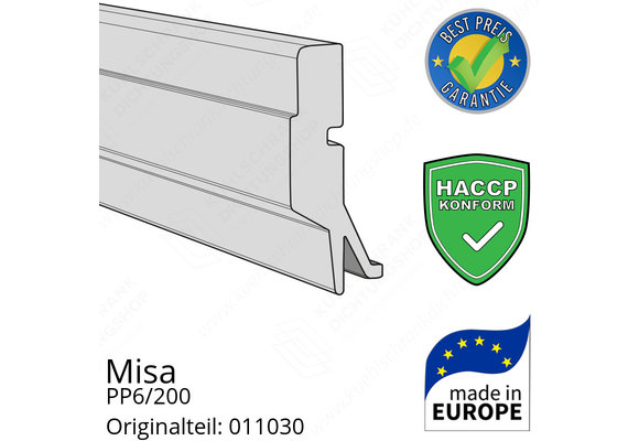 Misa PP6/200 Schleifdichtung (Bodendichtung) breite 67,8 cm