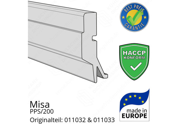 Misa PPS/200 Schleifdichtung (Bodendichtung) breite 87,3 cm