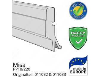 Misa PP10/220 Schleifdichtung (Bodendichtung) breite 87,3 cm