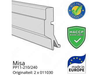 Misa PP11-210/240 Schleifdichtung (Bodendichtung) breite 107,8 cm