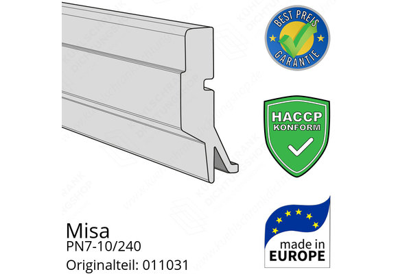 Misa PN7-10/240 Schleifdichtung (Bodendichtung) breite 76,8 cm
