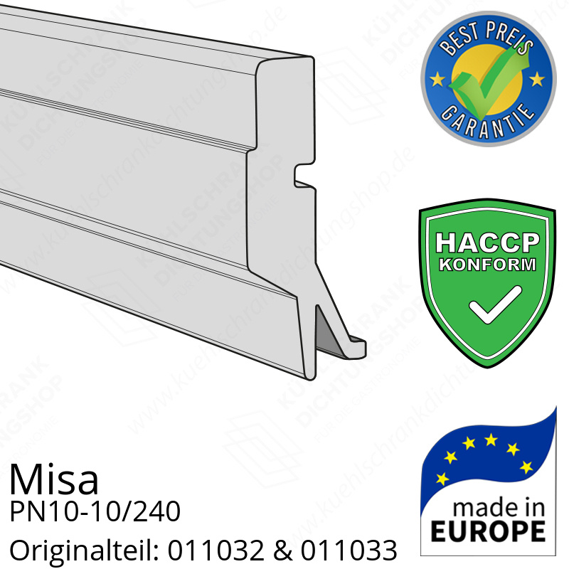 Misa PN10-10/240 Schleifdichtung (Bodendichtung) breite 87,3 cm