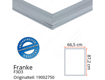 Franke F3D3 Türdichtung 87,2 x 66,5 cm