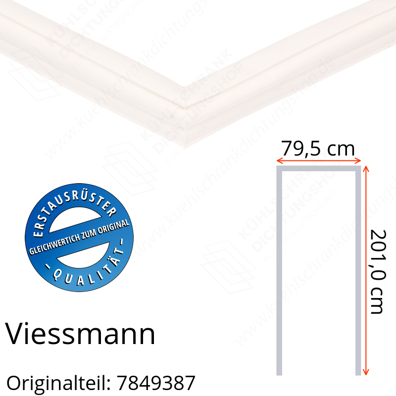 Viessmann Türdichtung 201,0 x 79,5 x 201,0 cm Ersatzteil: 7849387