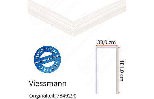 Viessmann Türdichtung 181,0 x 83,0 x 181,0 cm Ersatzteil: 7849290