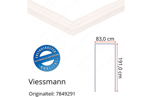 Viessmann Türdichtung 191,0 x 83,0 x 191,0 cm Ersatzteil: 7849291