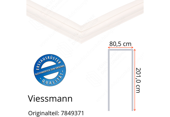 Viessmann Türdichtung 201,0 x 80,5 x 201,0 cm Ersatzteil: 7849371
