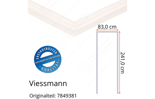 Viessmann Türdichtung 241,0 x 83,0 x 241,0 cm Ersatzteil: 7849381