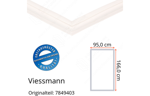 Viessmann Türdichtung 166,0 x 95,0 cm Ersatzteil: 7849403