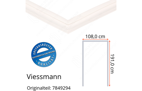 Viessmann Türdichtung 191,0 x 108,0 x 191,0 cm Ersatzteil: 7849294