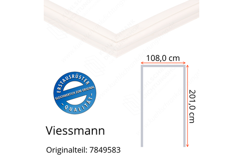 Viessmann Türdichtung 201,0 x 108,0 x 201,0 cm Ersatzteil: 7849583