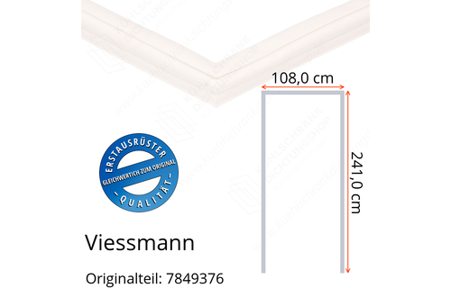 Viessmann Türdichtung 241,0 x 108,0 x 241,0 cm Ersatzteil: 7849376