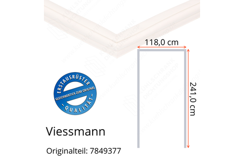 Viessmann Türdichtung 241,0 x 118,0 x 241,0 cm Ersatzteil: 7849377