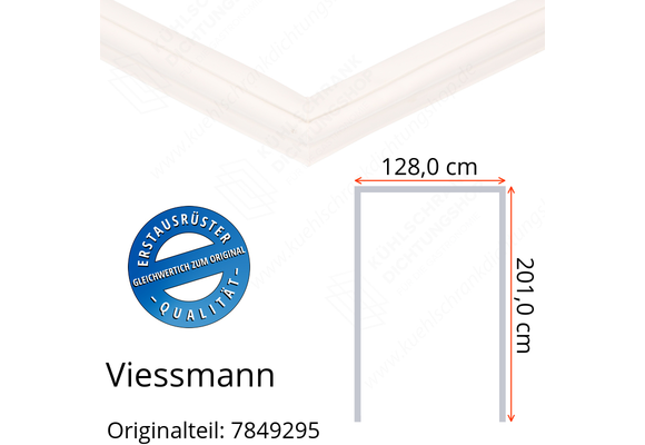 Viessmann Türdichtung 201,0 x 128,0 x 201,0 cm Ersatzteil: 7849295