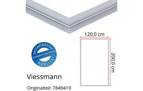 Viessmann Türdichtung 200,0 x 120,0 cm Ersatzteil: 7849419