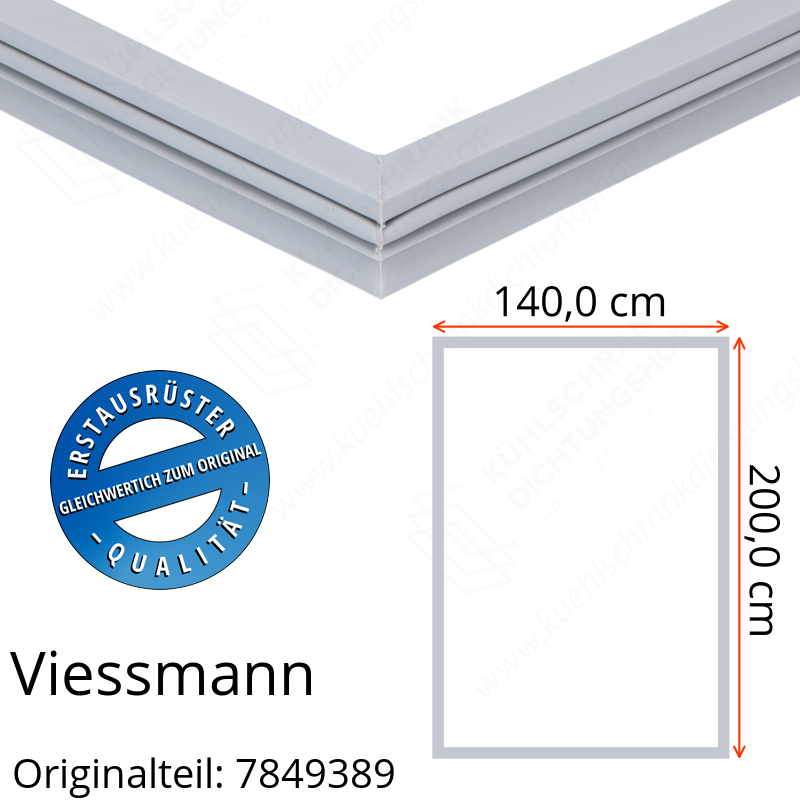 Viessmann Türdichtung 200,0 x 140,0 cm Ersatzteil: 7849389