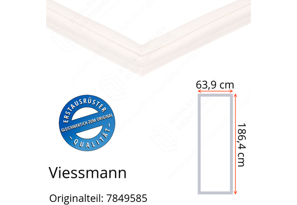 Viessmann Türdichtung 186,4 x 63,9 cm Ersatzteil: 7849585