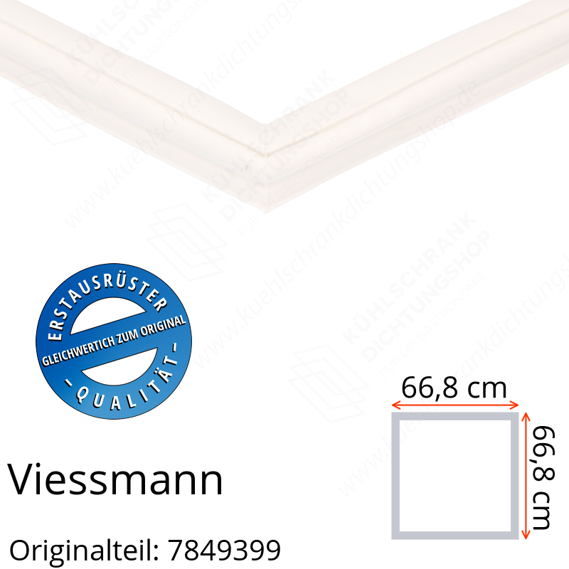 Viessmann Türdichtung 66,8 x 66,8 cm Ersatzteil: 7849399