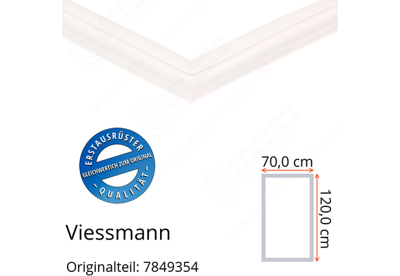 Viessmann Türdichtung 120,0 x 70,0 cm Ersatzteil: 7849354