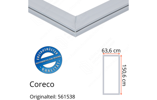 Coreco Türdichtung 150,6 x 63,6 cm Ersatzteil: 561538 für verschiedene Modelle